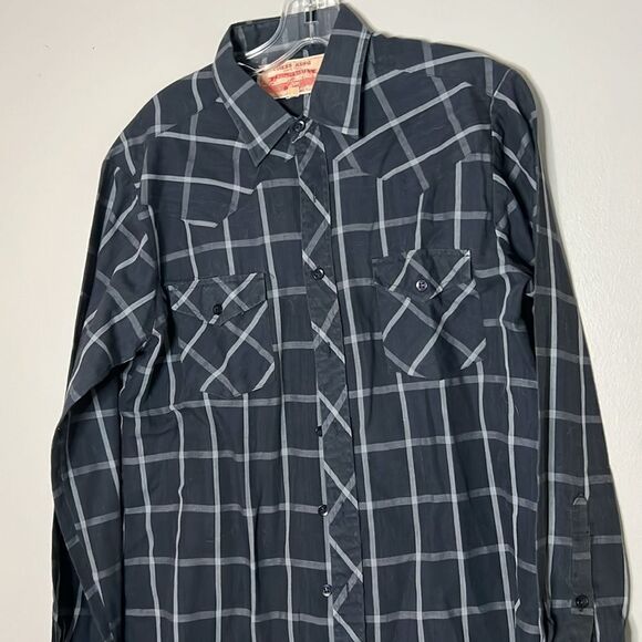 Chess King men’s long sleeve button-down shirt - Picture 2 of 7